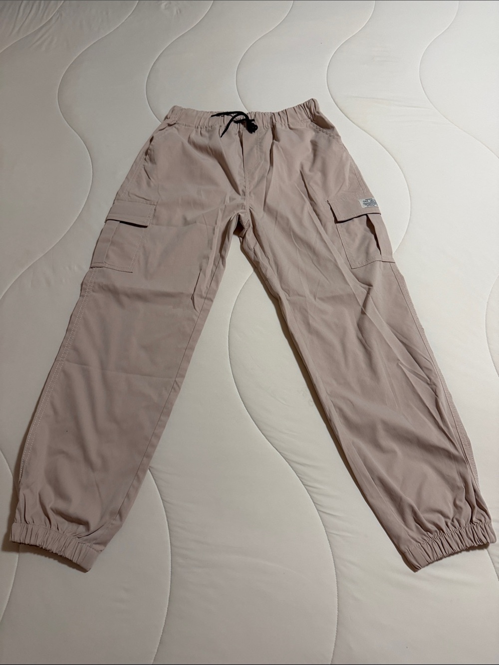 Men's Cargo Jogger Pants in Light Taupe